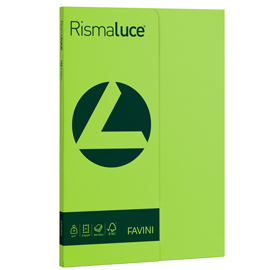 Carta Rismaluce Small - A4 - 90 gr - pistacchio 54 - Favini - conf. 100 fogli