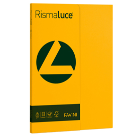 Carta Rismaluce Small - A4 - 200 gr - giallo oro 52 - Favini - conf. 50 fogli