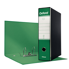 Registratore Oxford G85 - dorso 8 cm - protocollo 23x33 cm - verde - Esselte