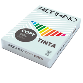 Carta Copy Tinta - A3 - 80 gr - colore tenue celeste chiaro - Fabriano - conf. 250 fogli