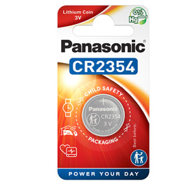 Micropila CR2354 - litio - Panasonic - blister 1 pezzo