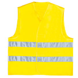 Gilet alta visibilità GILP2 - poliestere - taglia XXL - giallo fluo - Deltaplus