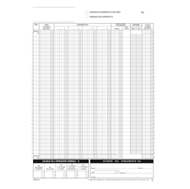 Blocco registro corrispettivi - 12/12 copie autoric. - 29