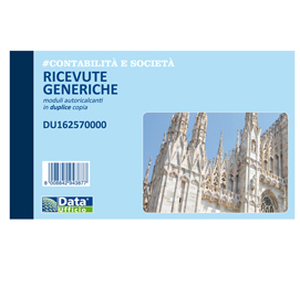 Blocco ricevute generiche - 50/50 copie autoricalcanti - 10 x 16