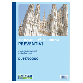 Blocco preventivi e ordinativi per banchetti - 50/50 copie autoric. - f.to 29