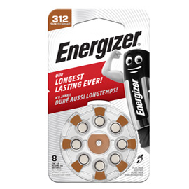 Pila per apparecchi acustici 312 Zinc Air - Energizer - blister 8 pezzi