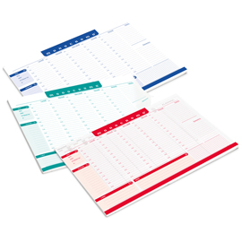 Desk planner Monocromo - da scrivania - 42 x 29