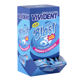 Gomma da masticare Vivident Fresh Blast - Perfetti - conf. 250 pezzi