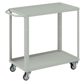 Carrello da lavoro - 3 vasche da 80 x 45 cm - 91 x 45 x 81 cm - grigio - Tecnotelai