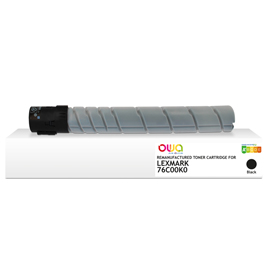 Armor - Toner Compatibile per Lexmark - Nero - 76C00K0 - 18.500 pag