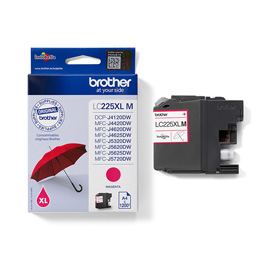 Brother - Cartuccia - Magenta - LC225XLM - 1200 pag