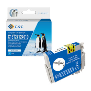 G&G - Cartuccia ink Compatibile per Epson WorkForce  WF-3620DWF/WF-7110DTW/WF-7620DTWF - Ciano