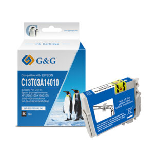 G&G - Cartuccia ink Compatibile per Epson Expression Home XP-2100/3100/4100 - Nero