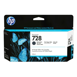 Hp - Cartuccia ink originale - 728 - Nero opaco - 3WX25A - 130 ml