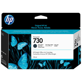 Hp - Cartuccia ink originale - 730 - Nero opaco - P2V65A - 130ml