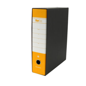 Registratore Starbox sfuso - dorso 8 cm - protocollo 23 x 33 cm - giallo - Starline