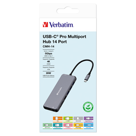 Verbatim - USB-C Pro Multiport Hub 14 Port - 32154