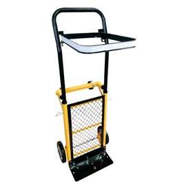 Carrello multifinzione - 99 x 38 x 31cm - portata massima 45 kg - acciaio - Garden Friend