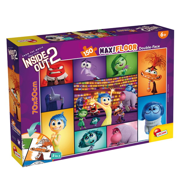 Puzzle maxi "Disney Inside Out 2" - 150 pezzi - Lisciani