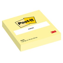 Blocco foglietti - 5635 - 100 x 100 mm - giallo Canary™ - 200 fogli - Post it®