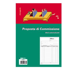 Blocco copia commissioni - 50 fogli 2 copie autoricalcanti - 29