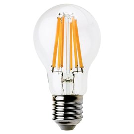 Lampada - Led - goccia - A60 - a filamento - 8W - E27 - 3000K - luce bianca calda - MKC