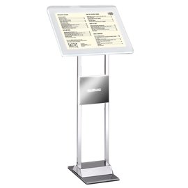 Leggio da pavimento Menu Board LEDMAG - cornice A4 retroilluminata a LED - altezza 110 cm - Tecnostyl