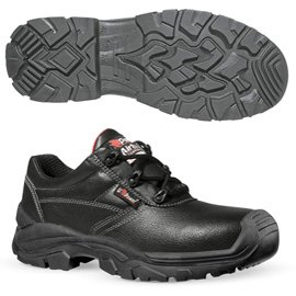 Calzatura di sicurezza Arizona UK S3 SRC Rock&rol - pelle grana mina idrorepellente - numero 44 - nero - U-Power