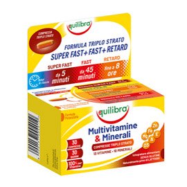 Integratore Multivitamine & Minerali - 30 compresse triplo strato (1