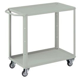 Carrello da lavoro - 3 vasche da 80 x 45 cm - 91 x 45 x 81 cm - grigio - Tecnotelai