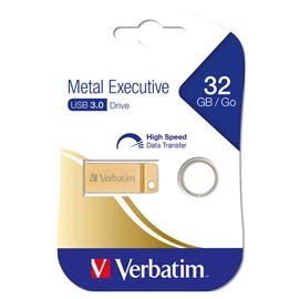 Verbatim - Usb 3.0 Metal Executive Drive - Oro - 99105 - 32GB