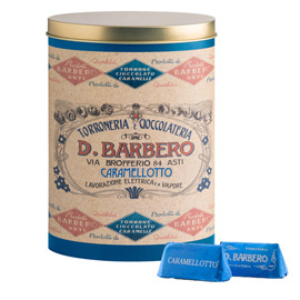 Gianduiotti - in scatola di metallo - gusto caramello salato - 150 gr - Barbero