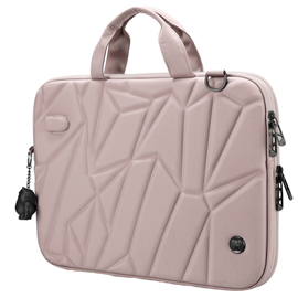 Borsa porta notebook Vacallo 16" - PET - rosa cipria - SWISS Digital DESIGN