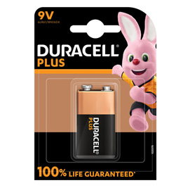 Pila Transistor 9V Plus100 - MN1604 -  Duracell - blister 1 pezzo