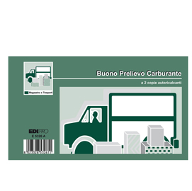 Blocco prelievo carburante - 50/50 fogli autoricalcanti - 9