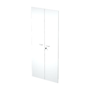 Coppia ante Easy - per mobile alto - 80 x 175 cm - spessore 18 mm - melaminico - bianco - Artexport