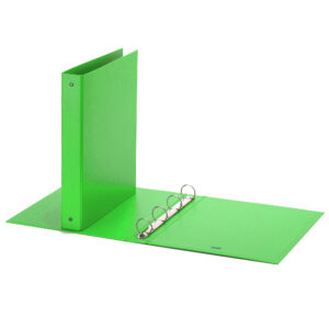 Raccoglitore Europa Neon - 4 anelli tondi 30 mm - dorso 4 cm - 22x30 cm - verde neon - Favorit