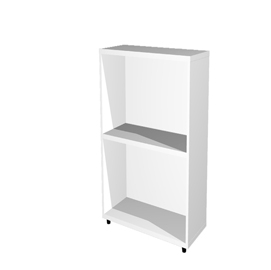 Libreria modulare bassa - a giorno - 40x32x81