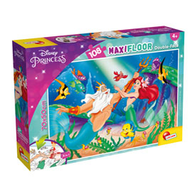 Puzzle df supermaxi 108 little mermaid lisciani