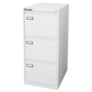 Classificatore Kubo - per cartelle sospese - 3 cassetti - 46 x 62 x 101 cm - bianco - Bertesi