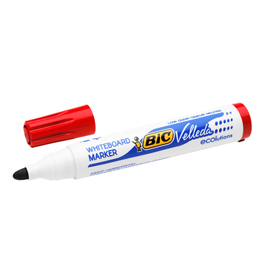 Pennarello per lavagna cancellabile Whiteboard Marker Velleda 1701 Recycled BIC  - punta tonda 1