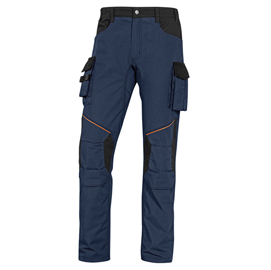 Pantalone da lavoro Mach 2 -  twill/poliestere/cotone - taglia M - blu/nero - Deltaplus