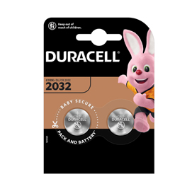 Pila litio - 3V - DL2032 - Duracell - blister 2 Pila