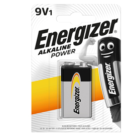 Pila Transitor - 9V - Energizer Alkaline Power - blister 1 pezzo