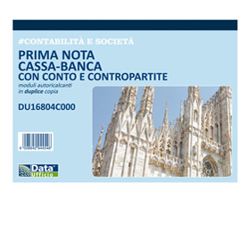 Blocco prima nota cassa - 50/50 copie autoricalcanti - 21