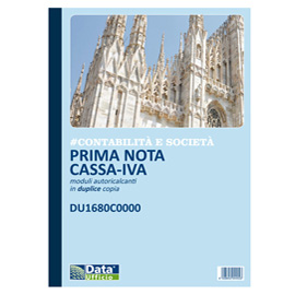 Blocco prima nota cassa/IVA - 50/50 copie autoricalcanti - 29