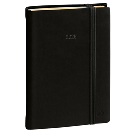 Agenda settimanale Ministro Prestige 2025 - 16 x 24 cm - silk nero - Quo Vadis