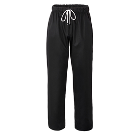 Pantalone cuoco Plutone - unisex - taglia M - nero - Giblor's