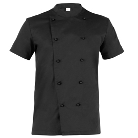 Giacca cuoco Tommaso - da uomo - manica corta - taglia XXL - nero - Giblor's