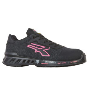 Calzatura di sicurezza Michelle - S1P SRC ESD RedLeve - numero 41 - nero/rosa - U-Power